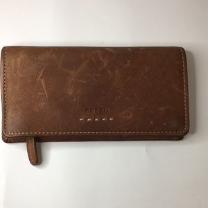 Fossil Womens Vintage Wallet Brown